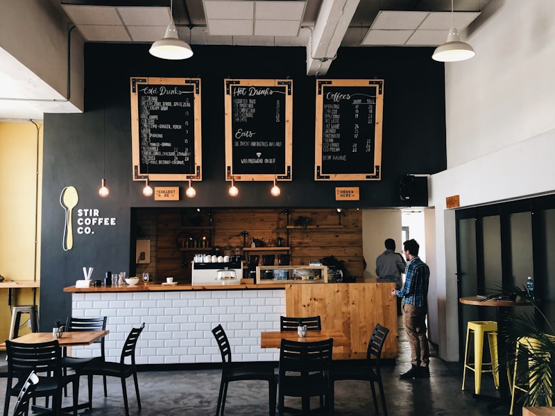 Cozy Cafe restaurant website template preview